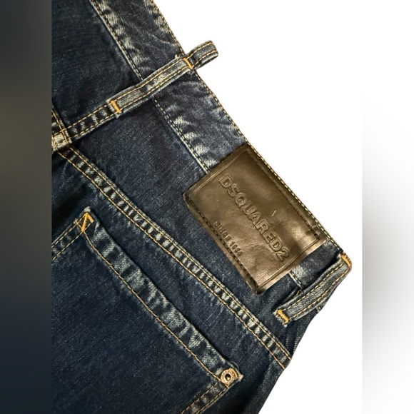 DSQUARED2 Cropped Denim Jeans Size 36 - Picture 8 of 10